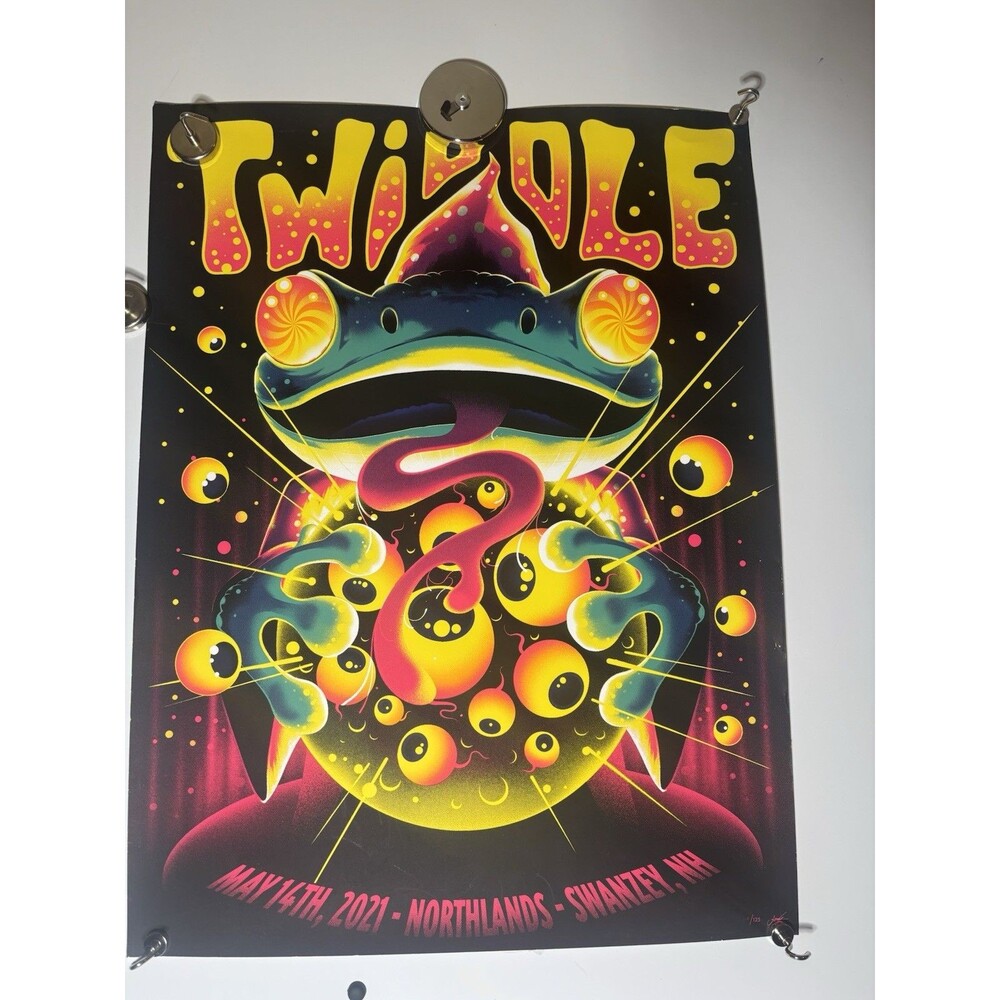 Twiddle Concert Poster May 14th 2021 Northlands Swanzey NH Original